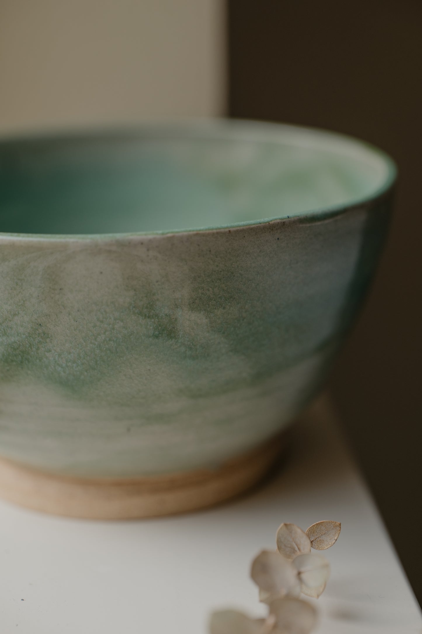 Teal Serving Bowl