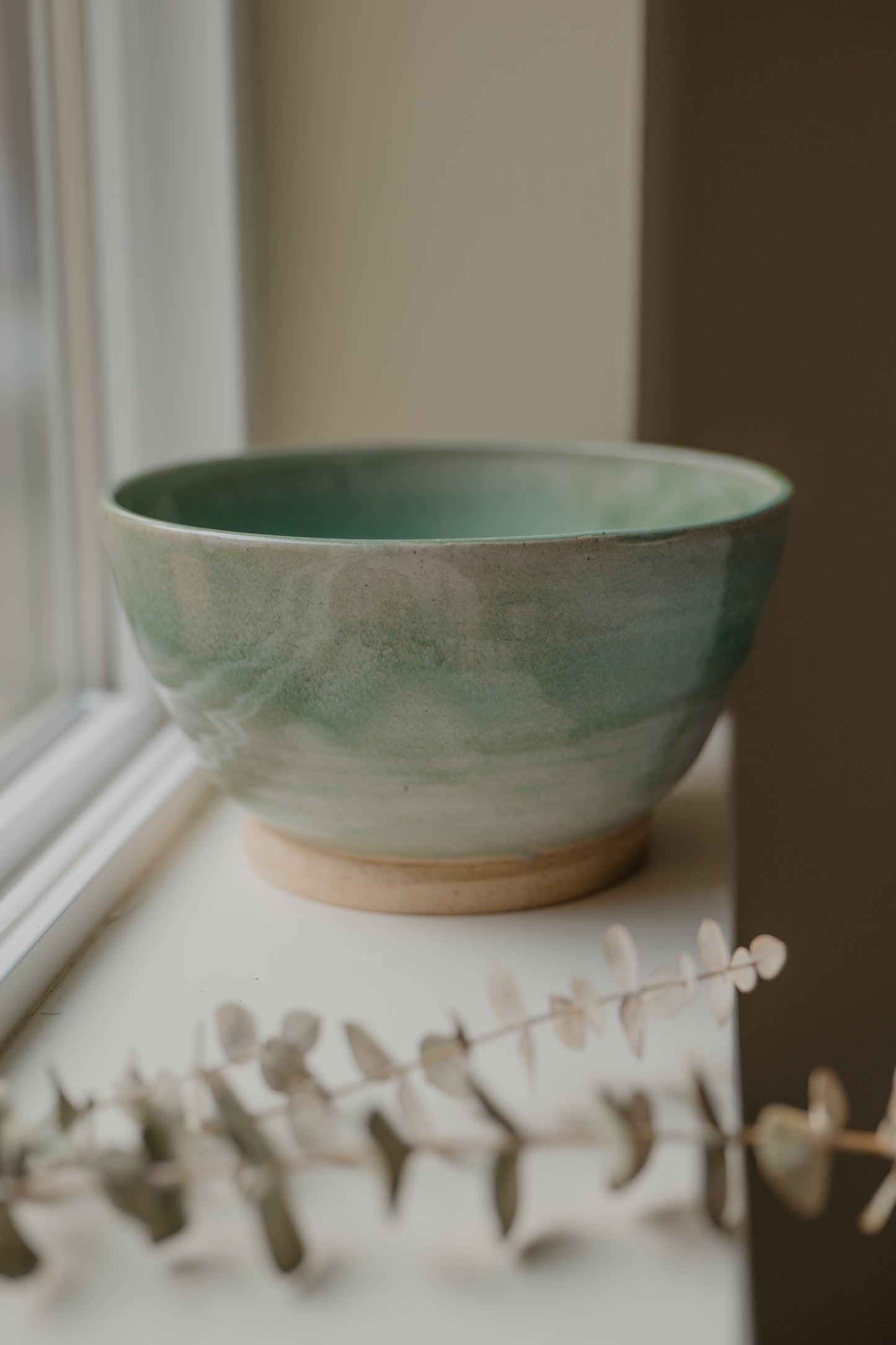 Teal Serving Bowl