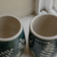 Carved Leafy Cup Set